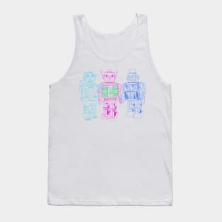 Robot party Tank Top